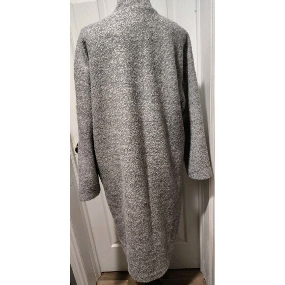 Anthropologie Mo:Vint Wool Blend Double Breast Jacket Womens Medium Long - Picture 3 of 12